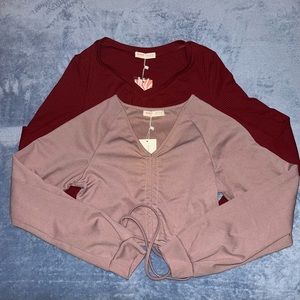 Top - Long sleeve - Crop
